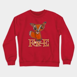 Fox-E Fox by Gemma Crewneck Sweatshirt